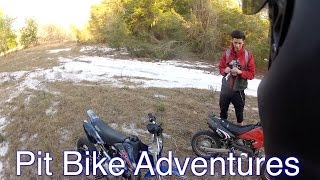 Pit Bike Adventures  EP 14 Part 2  Security Comes After Us… [upl. by Warder]