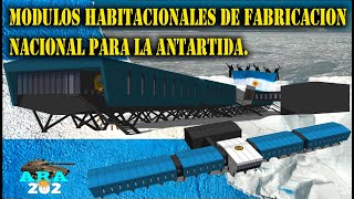 🇦🇷 👉 LA BASE ANTARTICA MAS MODERNA LA ARGENTINA DESARROLLA MODULOS PARA LA BASE PETREL [upl. by Denver]