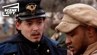 Glory How to Shoot a Rifle Matthew Broderick Clip [upl. by Nwahsaj]