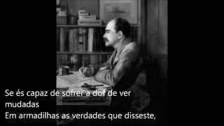 Poesia quotSequot Rudyard Kipling em português [upl. by Tdnarb]