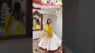 HUGE Meesho Navratri Lehenga Haul 2024 meesho shorts navratri trending [upl. by Illil]