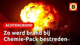 Reconstructie brand ChemiePack Moerdijk  Omroep Brabant [upl. by Albie]