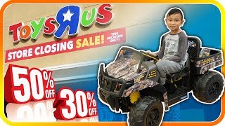 TOYS R US is Closing Toy Hunting Power Wheels Disney Cars amp More TigerBox HD [upl. by Ellimaj]