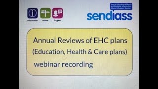 Annual Reviews of EHC plans [upl. by Boswell424]