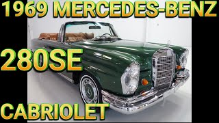 PERFECTFULL 1969 MERCEDESBENZ 280SE CABRIOLET [upl. by Etnoled]