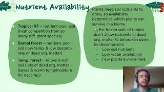 APES Video Notes 12  Terrestrial Biomes [upl. by Andria404]