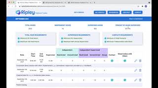 Signing Forms and Printing Reports  Ripley ABA Fieldwork Tracker BACB Compliant [upl. by Tegirb]