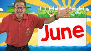 Its the Month of June  Calendar Song for Kids  Jack Hartmann [upl. by Aihsenek353]