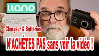 Chargeur Batteries Llano 0828 NP FZ100  NP FW50 Nachètes pas sans voir la vidéo  EN FRANÇAIS [upl. by Hemminger]