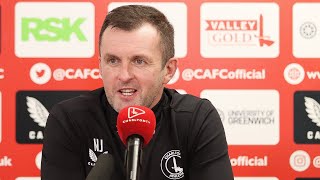 Nathan Jones first press conference as Charlton Manager [upl. by Landon]