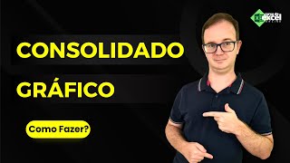 Como Fazer Gráfico Consolidado no Excel [upl. by Nahsar937]