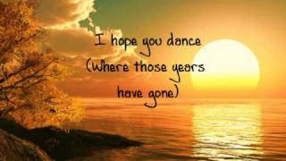 I hope you dance lyrics Lee Ann Womack [upl. by Nuahsyt]