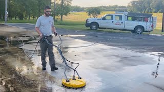 How to clean a driveway Start to finish [upl. by Novahs]