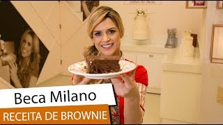 Beca Milano ensina receita de brownie [upl. by Milly]