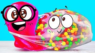 Un ENORME BOLSO para los DULCES de Super Slime Sam [upl. by Jamnes]