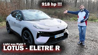 Nouveau LOTUS ELETRE R 918ch  2700kg et Agile comme une Elise [upl. by Annel922]