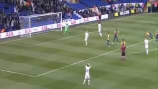 Erik Lamela Rabona Goal for Tottenham 23102014 [upl. by Akinahs]