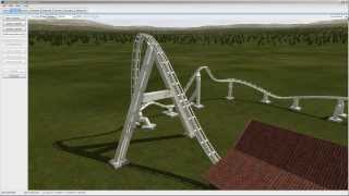 Nolimits 2 Création dune montagne Russe les supports Partie 4 [upl. by Enomad921]