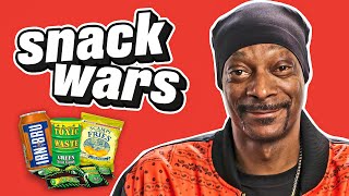 Snoop Dogg Rates British And American Food  Snack Wars [upl. by Eetsim877]