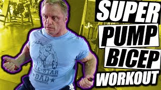 Super Pump Bicep 💪 Workout  With Hypertrophy Coach [upl. by Elsa]