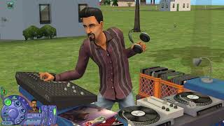 THE SIMS 2 Don Lothario Playing A DJ Rave Booth [upl. by Austreng372]