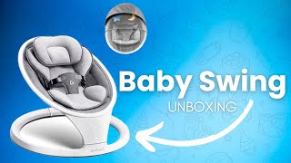 EvoSmart SW Munchkin Baby Swing  Unboxing amp Review [upl. by Gwen]