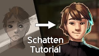 Tipps zum Schatten malen Schnelles Tutorial für Anfänger [upl. by Kcirdlek534]