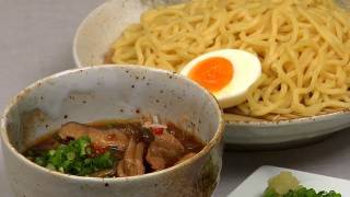 How to Make Tsukemen Dipping Ramen Noodles Recipe  Cooking with Dog [upl. by Hamo]