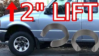 How To Install 2 Inch Coil Spring Lift  Ford Ranger 2WD 19982011 [upl. by Cortney]