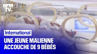 Une jeune Malienne accouche de 9 bébés [upl. by Attenweiler888]