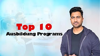 Top 10 Most Popular Ausbildung Programs in Germany 🇩🇪 [upl. by Merissa]