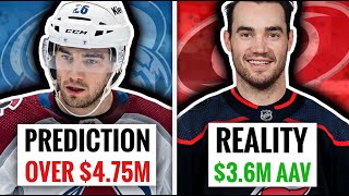 Reacting To My NHL Free Agency PREDICTIONS [upl. by Ias798]