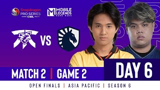 TLID VS FNOP  SPS Mobile Open Finals  MLBB  S6 Day 6  Match 2 Game 2 [upl. by Marteena]