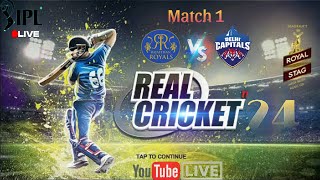 IPL 2008 Live Match 1  RR Vs DDDC  Real Cricket 24  rc24 sandeepx [upl. by Enileve743]