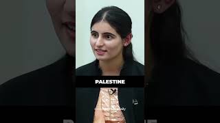 Relation with Israel and palestine🤔🤔  Srishti Dabas  UPSC interview  upscinterview iasinterview [upl. by Sandi]