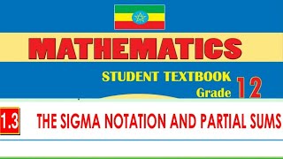 Grade 12 Mathematics Sigma Notation and Partial Sums [upl. by Paz]