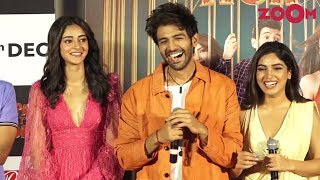 Pati Patni Aur Woh trailer launch  Kartik Aaryan Ananya Panday amp Bhumi Pednekar  Bolly Quickie [upl. by Lynden]