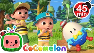 Humpty Dumpty Family Camping Nature Song  MORE CoComelon Nursery Rhymes amp Songs [upl. by Naujtna]