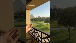 Marriott Mena House Cairo  partial pyramid executive room tour travel egypt [upl. by Lyrpa]