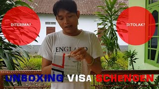 Unboxing Visa Schengen Perancis Dari TLS Contact  Diterima atau Ditolak [upl. by Morton]