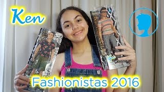 Ken Fashionistas 2016  Minha Coleção de Barbie [upl. by Akinat]