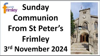 3rd November Frimley St Peters [upl. by Claresta]