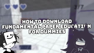 How to download Fundamental Paper Education made by Gobble Tutorial ft Miss Circle [upl. by Frum]