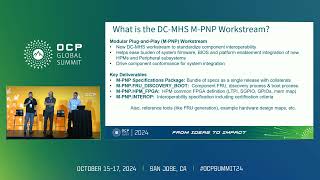 MHS Modular Plug n Play Workstream Overview [upl. by Sean]