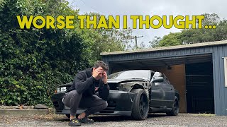 REBUILDING THE WORLDS CHEAPEST R32 GTR  PT1 [upl. by Manwell804]