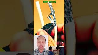 Dish cable proper joint shortvideo short funny video usermasudranaDM ElectricToolTips [upl. by Yendic]