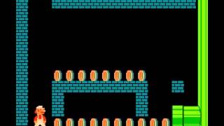 Super Mario Bros 1 nes long run no warps many secrets [upl. by Popelka]