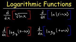 Derivative of Logarithmic Functions [upl. by Luella880]