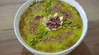 Saffron Rice Pudding Sholeh Zard Recipe شله زردshorts [upl. by Malamut]