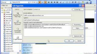 FrontPage Tutorial Using Screen Tips with Hyperlinks Microsoft Training Lesson 73 [upl. by Naiva4]